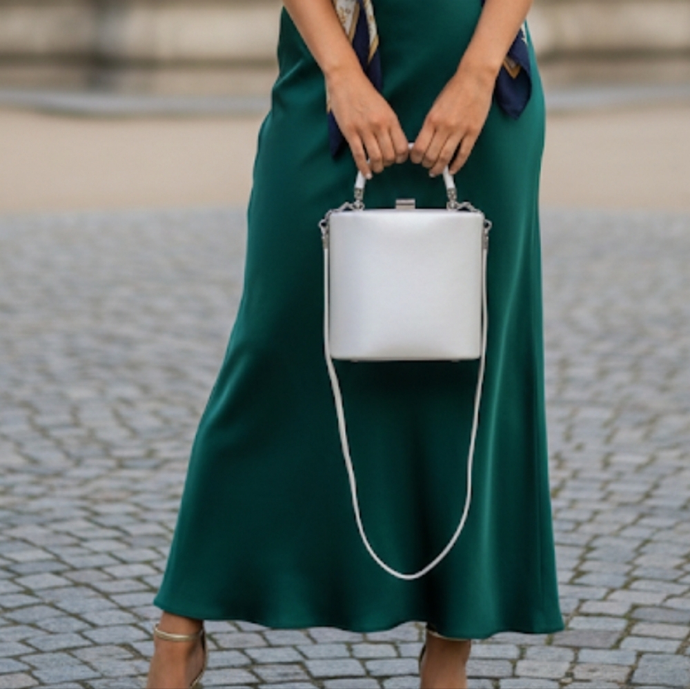 Elegant White Women's Bag